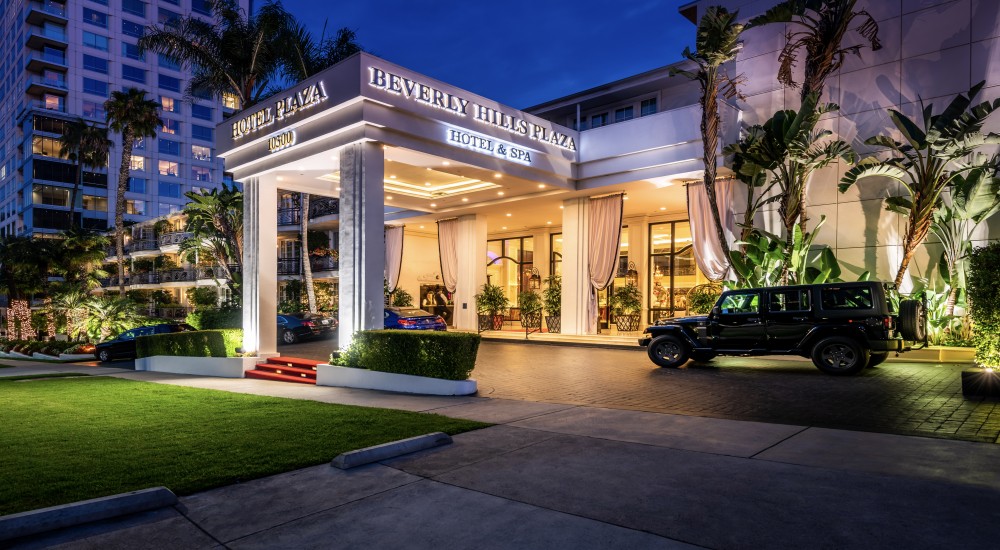  Valet Parking at Beverly Hills Plaza Hotel & Spa